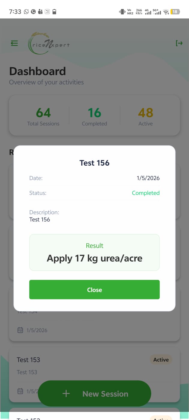 RiceNXpert screenshot